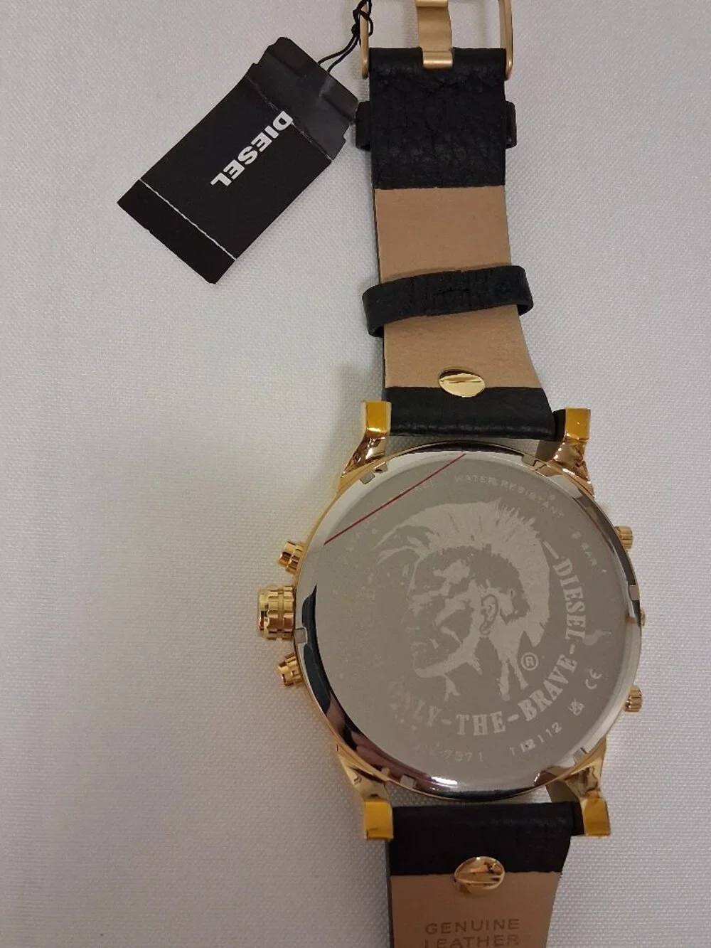 Diesel Mr. Daddy 2.0 Black Dial Men's Chronograph Watch DZ7371 New With Tags